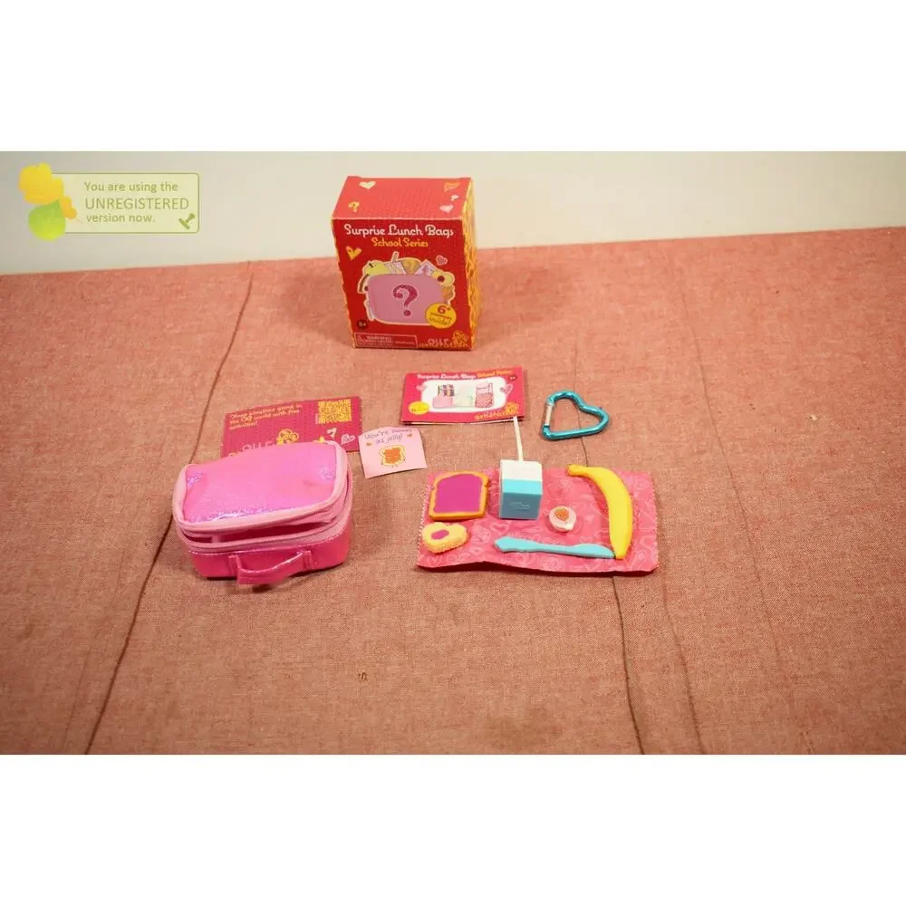 Our Generation Surprise Lunch Bags School Series Pink